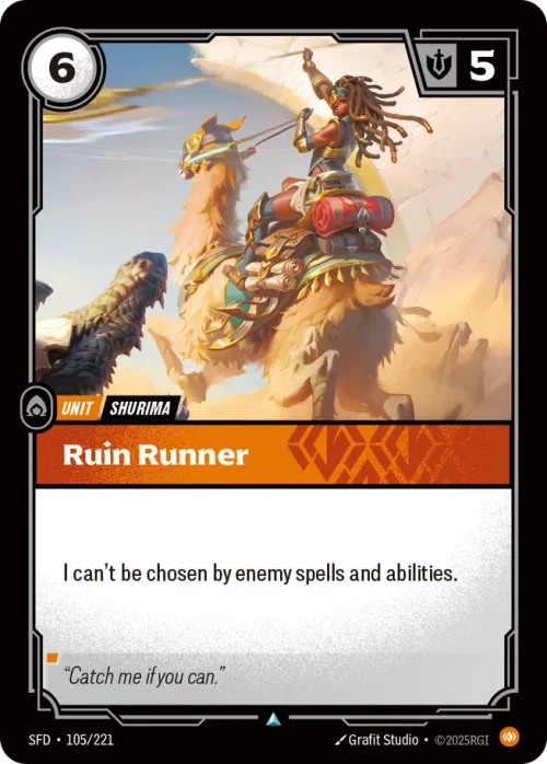 Ruin Runner - Spiritforged Riftbound spoiler