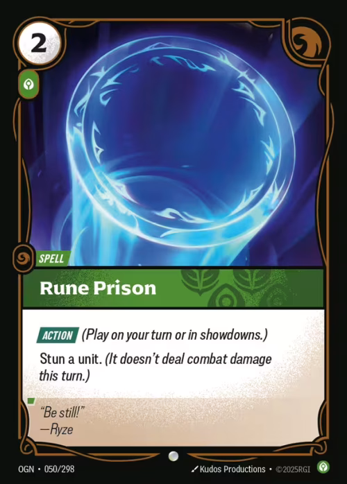 Rune Prison - Origins Riftbound spoiler