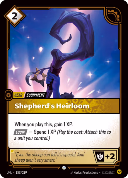 Shepherd's Heirloom - Unleashed Riftbound spoiler