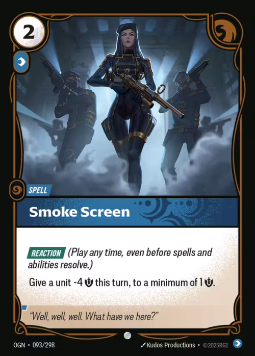 Smoke Screen - Origins Riftbound spoiler