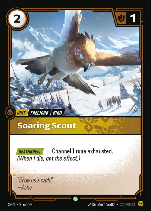 Soaring Scout - Origins Riftbound spoiler