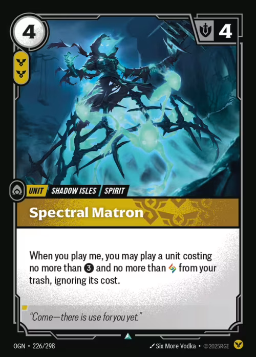 Spectral Matron - Origins Riftbound spoiler