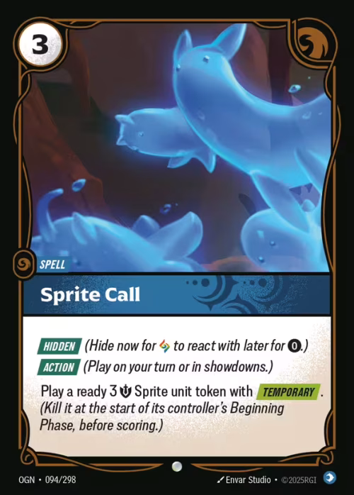 Sprite Call - Origins Riftbound spoiler