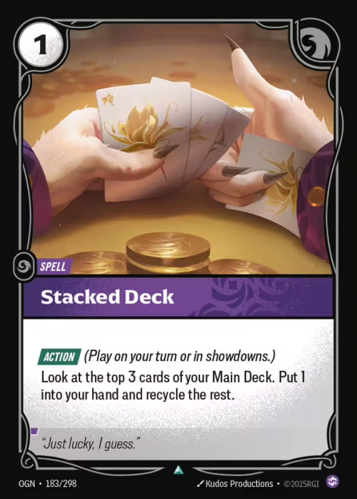 Stached Deck - Origins Riftbound spoiler