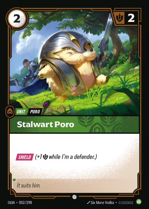 Stalwart Poro - Origins Riftbound spoiler