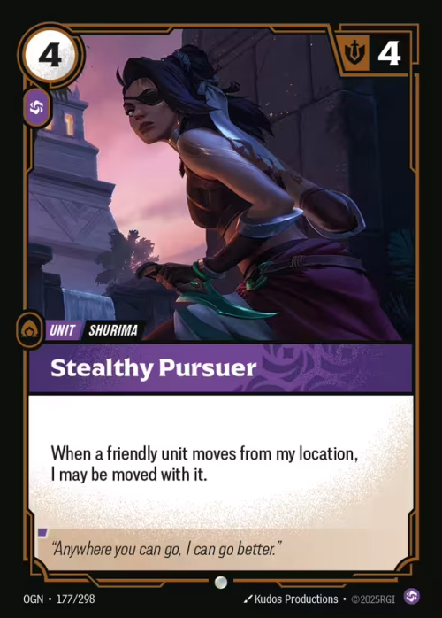 Stealthy Pursuer - Origins Riftbound spoiler