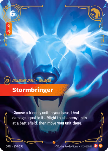 Stormbringer - Origins Riftbound spoiler