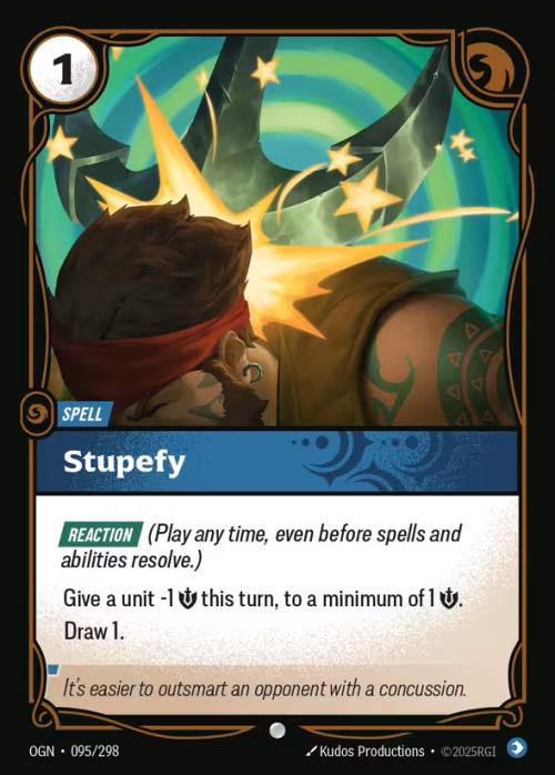 Stupefy - Origins Riftbound spoiler