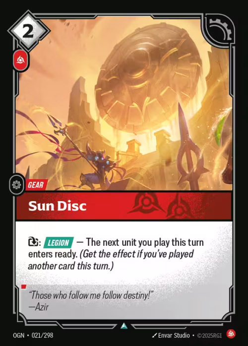 Sun Disc - Origins Riftbound spoiler