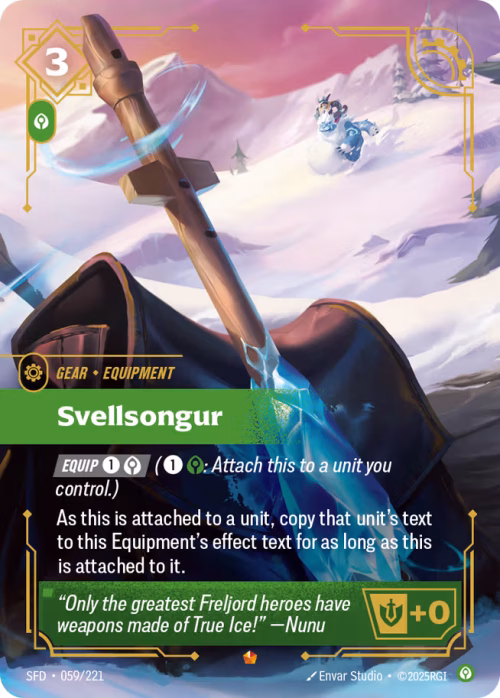 Svellsongur - Spiritforged Riftbound spoiler