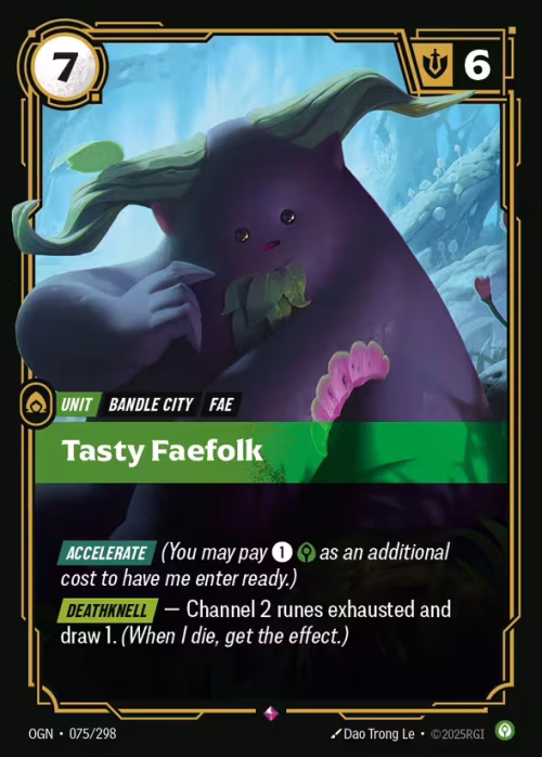 Tasty Faefolk - Origins Riftbound spoiler