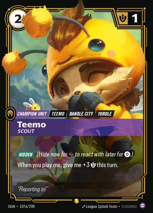 Teemo, Scout 1 - Origins Riftbound spoiler