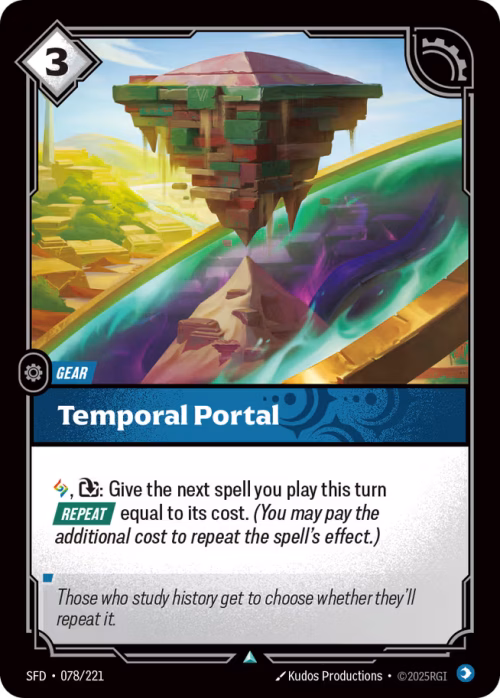 Temporal Portal - Spiritforged Riftbound spoiler