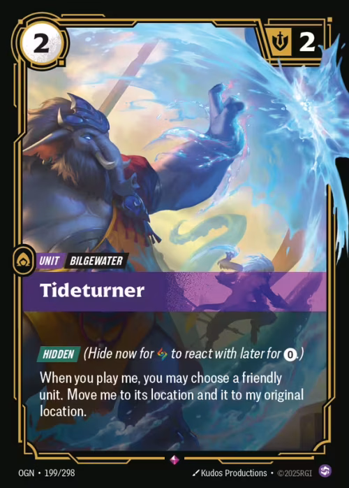 Tideturner - Origins Riftbound spoiler