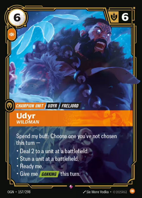 Udyr, Wildman - Origins Riftbound spoiler