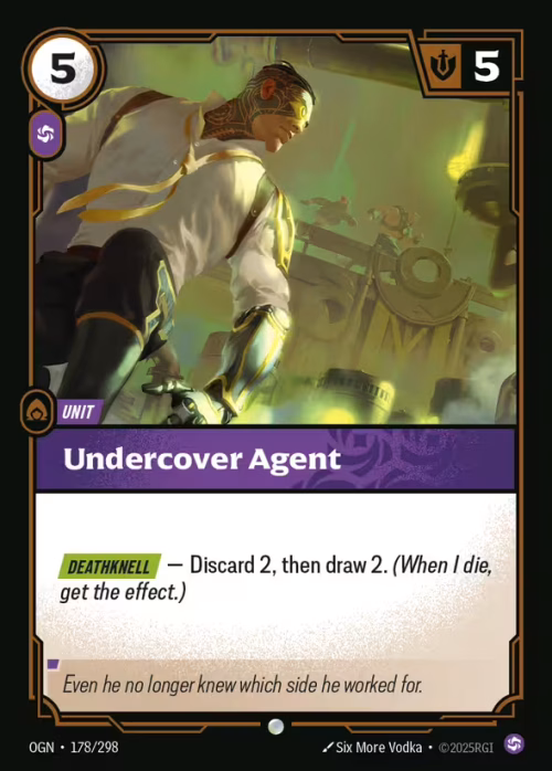 Undercover Agent - Origins Riftbound spoiler
