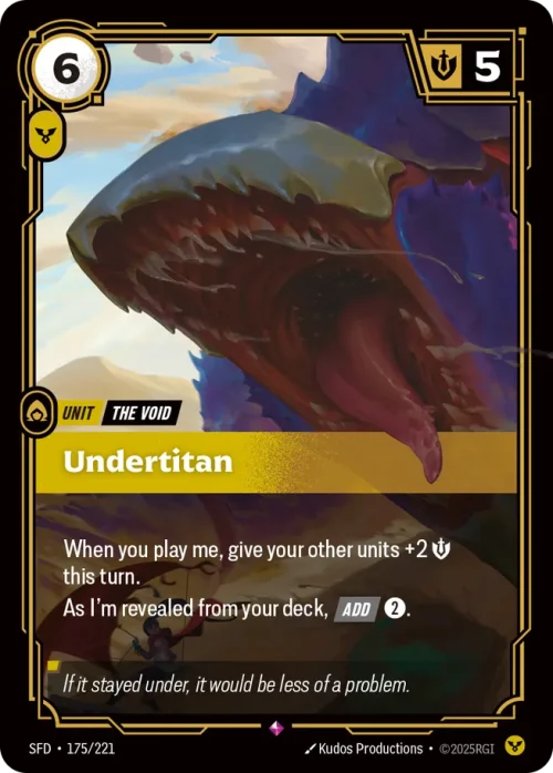 Undertitan - Spiritforged Riftbound spoiler