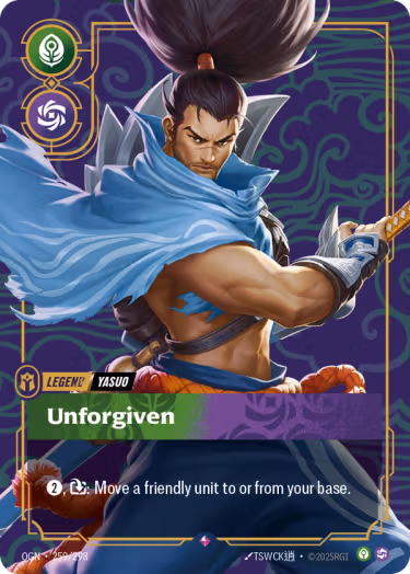 Unforgiven - Origins Riftbound spoiler