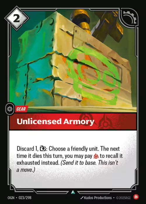 Unlicensed Armory - Origins Riftbound spoiler