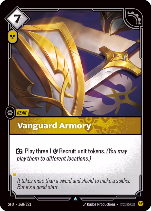 Vanguard Armory - Spiritforged Riftbound spoiler