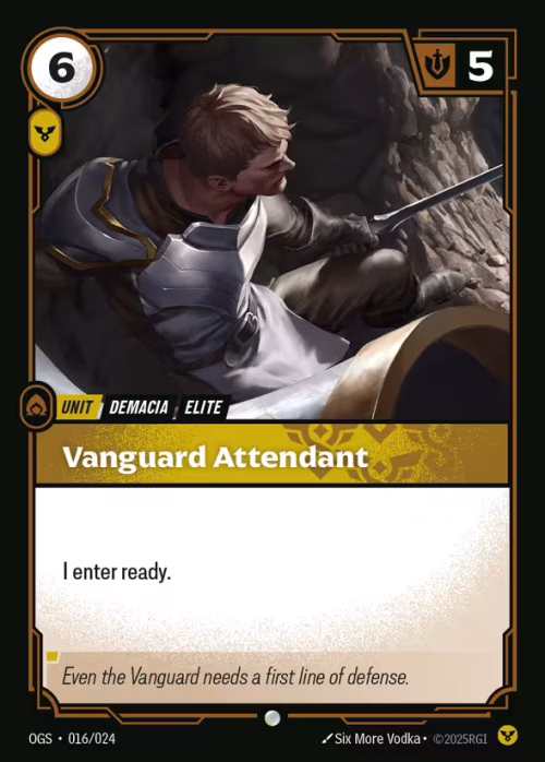 Vanguard Attendant - Proving Grounds Riftbound spoiler