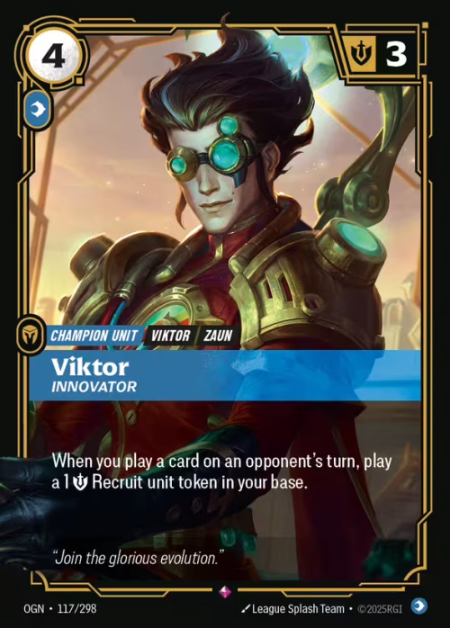 Viktor, Innovator - Origins Riftbound spoiler
