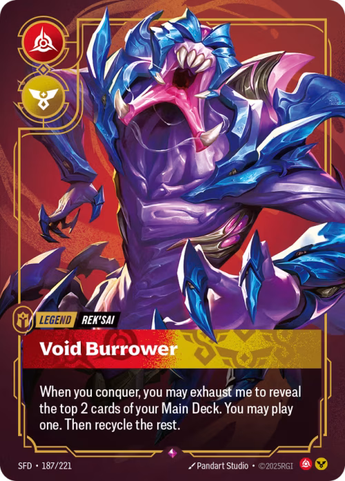 Void Burrower - Spiritforged Riftbound spoiler