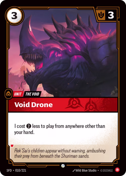 Void Drone - Spiritforged Riftbound spoiler