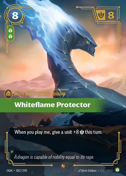 Whiteflame Protector - Origins Riftbound spoiler