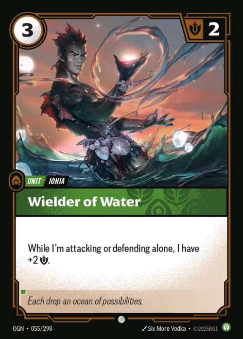 Wielder of Water - Origins Riftbound spoiler