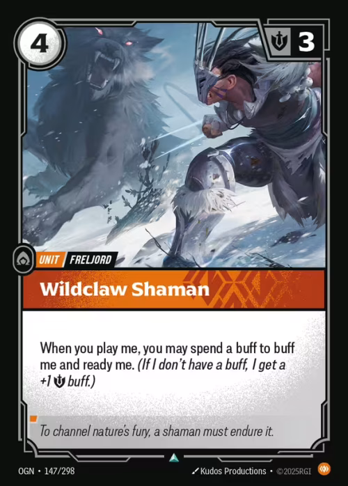 Wildclaw Shaman - Origins Riftbound spoiler