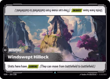 Windswept Hillock - Origins Riftbound spoiler