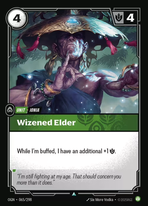 Wizened Elder - Origins Riftbound spoiler