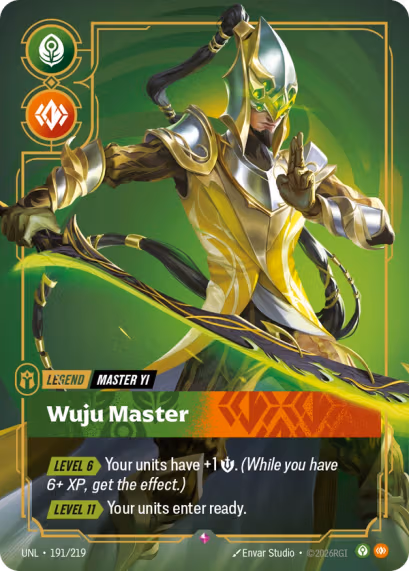 Wuju Master - Unleashed Riftbound spoiler
