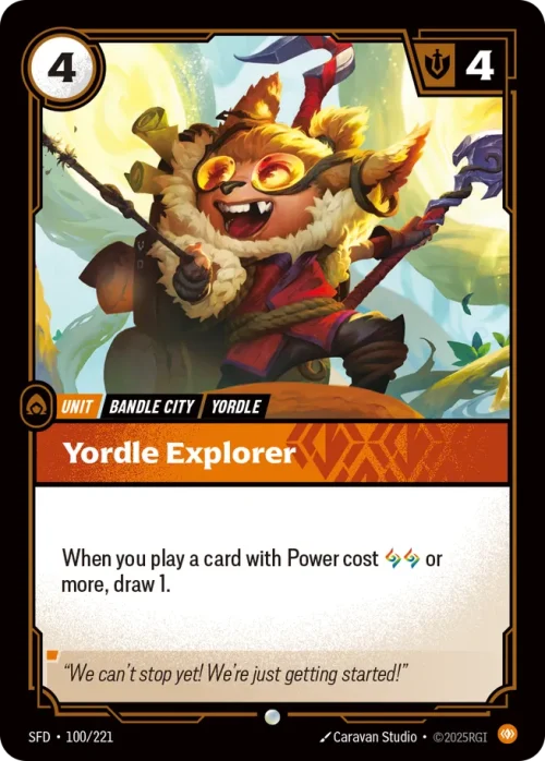 Yordle Explorer - Spiritforged Riftbound spoiler