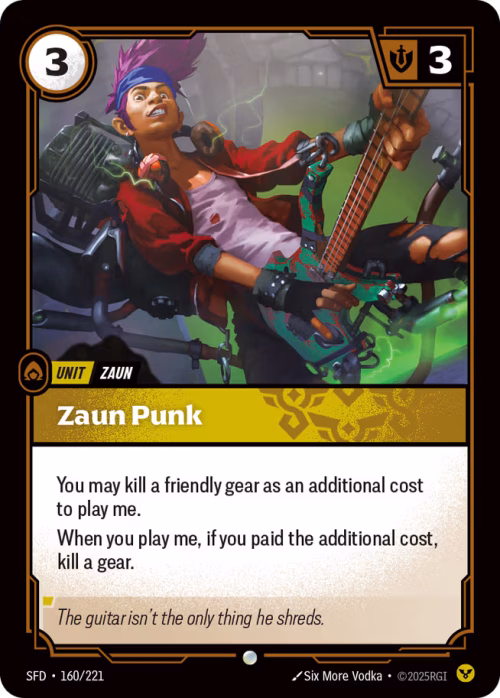 Zaun Punk - Spiritforged Riftbound spoiler